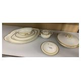 THEODORE HAVILAND LIMOGES PORCELAIN SERVING SET,