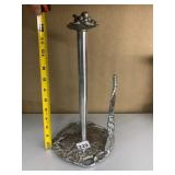 ARTHUR COURT PAPER TOWEL HOLDER, ALUMINUM, GRAPE