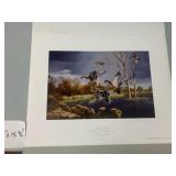 DAVID A. MAASS WOOD DUCKS PRINT, WILD WINGS 25TH
