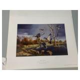 DAVID A. MAASS WOOD DUCKS PRINT, WILD WINGS 25TH