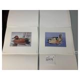 VTG DUCK PRINTS, GERALD MOBLEY, SIGNED, NUMBERED,