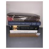 ASSORTED HISTORICAL BIOGRAPHIES, HARDCOVER BOOKS,