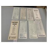 PENNSYLVANIA RAILROAD VTG PAPER TIME TABLES,