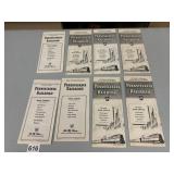 VTG PENNSYLVANIA RAILROAD PAPER TIME TABLES, FORM
