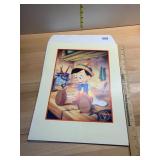 DISNEY STORE EXCLUSIVE COMMEMORATIVE LITHOGRAPH,