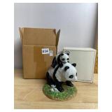 KROGER COLLECTIBLE PANDA FAMILY FIGURINE,