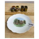 J&C BAVARIA PORCELAIN SOUVENIR PLATE,