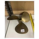 MICHIGAN WHEEL CO. BRONZE BOAT PROPELLER,