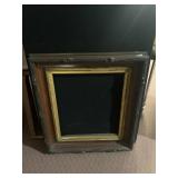 RUSTIC WOOD PICTURE FRAME, DARK STAINED FINISH,