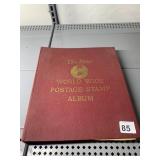 VTG THE NEW WORLD WIDE POSTAGE STAMP ALBUM,