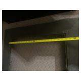 VTG WOOD PICTURE FRAME, DARK STAINED FINISH, GILT