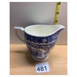 JOHNSON BROS OLD BRITAIN CASTLES CREAMER, BLUE