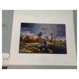 DAVID A. MAASS WOOD DUCKS PRINT, WILD WINGS 25TH