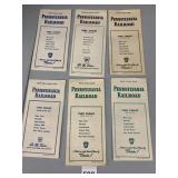 PENNSYLVANIA RAILROAD VTG PAPER TIME TABLES,