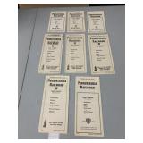 PENNSYLVANIA RAILROAD VTG PAPER TIME TABLES,