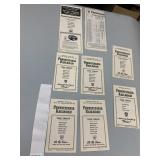 PENNSYLVANIA RAILROAD VTG PAPER TIME TABLES,