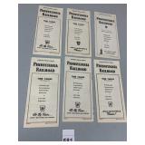 PENNSYLVANIA RAILROAD VTG PAPER TIME TABLES,