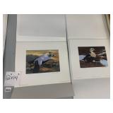 FEDERAL DUCK STAMP PRINTS, 1991-92 BY NANCY HOWE,
