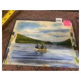 WATERCOLOR PAINTING, ALLEGHENY RIVER AT WALNUT