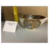 VTG CERAMIC BOWL, ARCHERY THEME, DECORATIVE