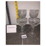 THE EUROPEAN COLLECTION CRYSTAL STEMWARE, CUT