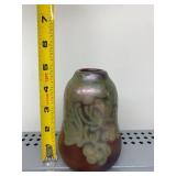 WELLER SICARD IRIDESCENT GOURD VASE, ZANESVILLE