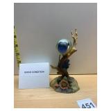 ROYAL CROWN DERBY BONE CHINA FIGURINE, BLUE TIT