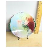 T&V FRANCE PORCELAIN SERVING TRAY, HAND-PAINTED