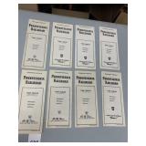 PENNSYLVANIA RAILROAD VTG PAPER TIME TABLES,