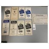 PENNSYLVANIA RAILROAD, VTG PAPER TRAIN SCHEDULES,