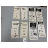 PENNSYLVANIA RAILROAD VTG PAPER TIME TABLES,