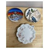 REUTTER PORZELLAN WINTER SCENE PLATE, TIM COFFEY