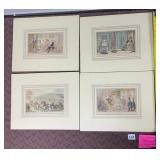 VTG DR. SYNTAX PRINTS, ROWLANDSON, HAND-COLORED