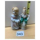 VTG PORCELAIN FIGURINES, FEMALE FIGURES,
