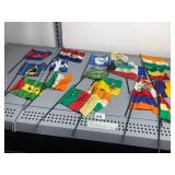 ASSORTED MINIATURE WORLD FLAGS, SYNTHETIC FABRIC,