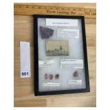 MANGANESE MINERAL DISPLAY, INCLUDES CHAROITE,