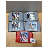 NINTENDO 64 SPORTS VIDEO GAMES, INCLUDES MADDEN