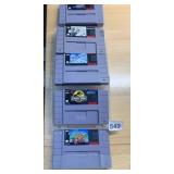 SUPER NINTENDO VIDEO GAMES, INCLUDES SUPER
