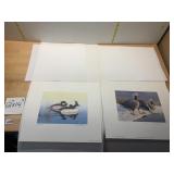 WILLIAM C. MORRIS DUCK PRINT, 1984, SIGNED,