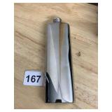 STAINLESS STEEL FLASK, 18/10 STAINLESS, POLISHED