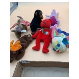 TY BEANIE BABIES, ASSORTED PLUSH ANIMALS,