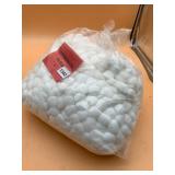 BAG OF MEDIUM COTTON BALLS, PLASTIC PACKAGING.
