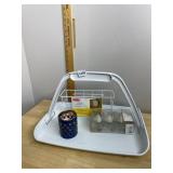 RUBBERMAID LID ORGANIZER, PANACHE FOR THE BATH