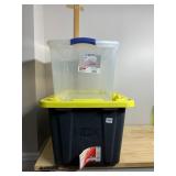STERILITE 66 QT STORAGE TOTE, HDX 27 GAL TOUGH