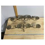 PR METAL CANDELABRA, GOLD-TONE FINISH,