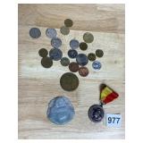 ASSORTED WORLD COINS, KINGS INN RENO GAMING