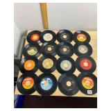 ASSORTED 45 RPM VINYL RECORDS, VARIOUS ARTISTS,