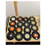 ASSORTED 45 RPM VINYL RECORDS, VARIOUS ARTISTS,