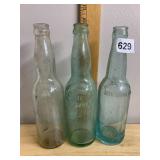 VTG GLASS BOTTLES, INDEPENDENT BREWING CO OF