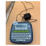 BROTHER P-TOUCH LABEL MAKER, BLUE/GREY, W/ POWER